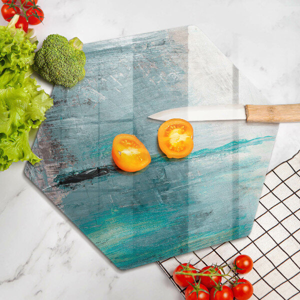 Deska szklana do kuchni Tło abstrakcja farby