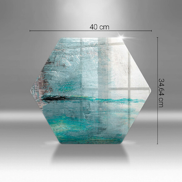 Deska szklana do kuchni Tło abstrakcja farby