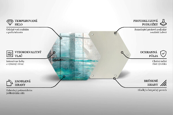 Deska szklana do kuchni Tło abstrakcja farby