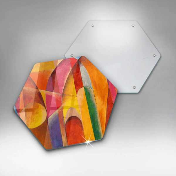 Deska szklana do kuchni Kolorowa abstrakcja