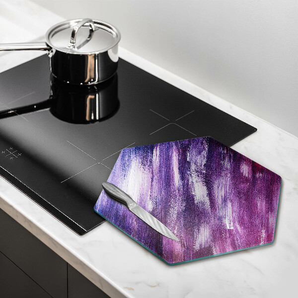 Deska szklana do kuchni Abstrakcja farby