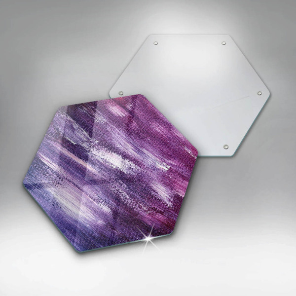 Deska szklana do kuchni Abstrakcja farby