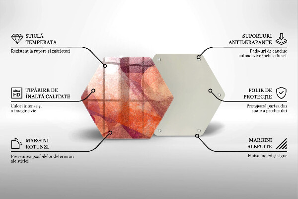 Deska szklana do kuchni Sztuka abstrakcyjna