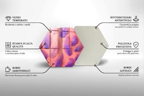Deska kuchenna Puchate piórka