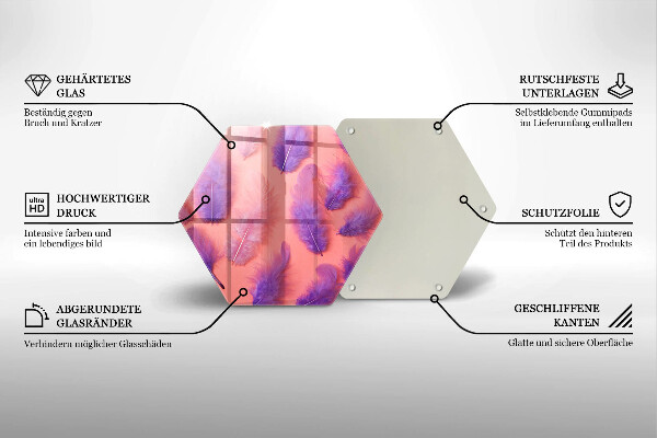 Deska kuchenna Puchate piórka