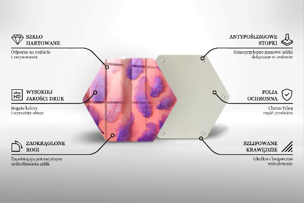 Deska kuchenna Puchate piórka