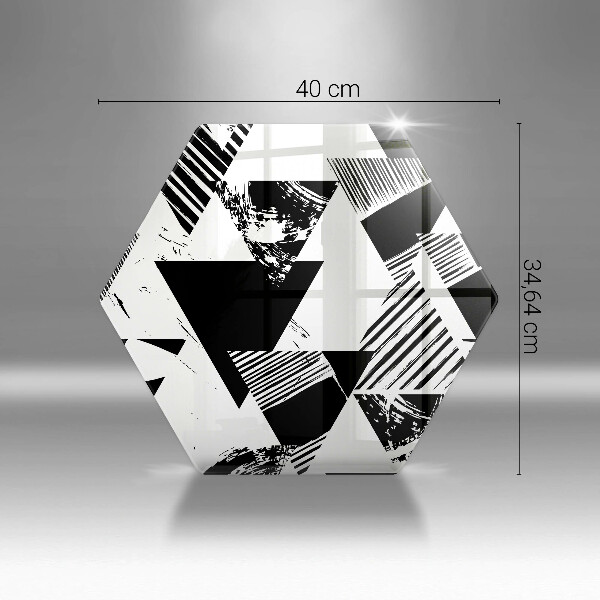 Deska kuchenna Geometryczne trójkąty