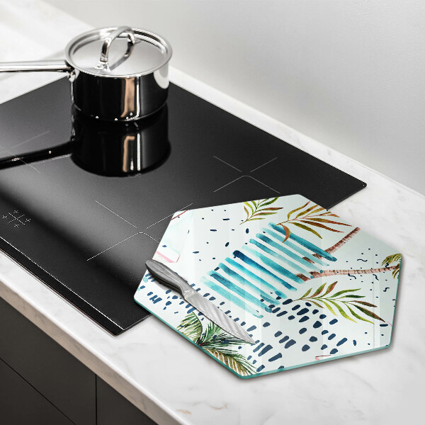 Deska kuchenna Wakacyjne ilustracje