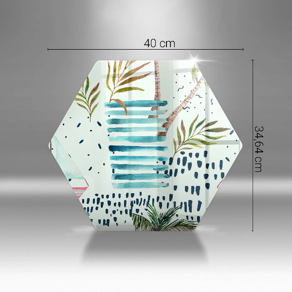 Deska kuchenna Wakacyjne ilustracje