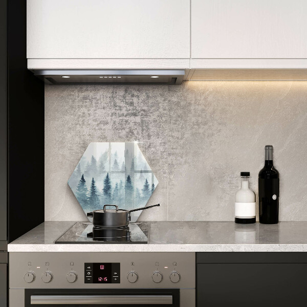 Deska kuchenna Malowany zimowy las