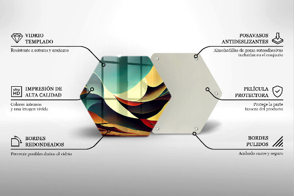 Deska kuchenna Abstrakcja kształtów