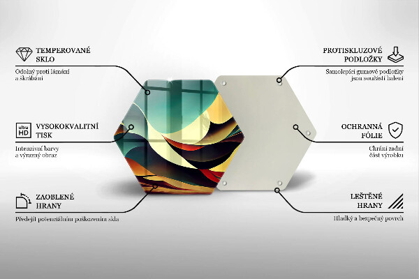 Deska kuchenna Abstrakcja kształtów