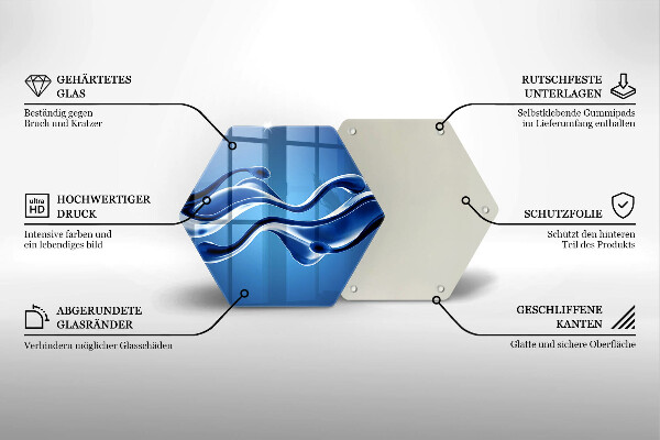 Deska kuchenna Płynna abstrakcja