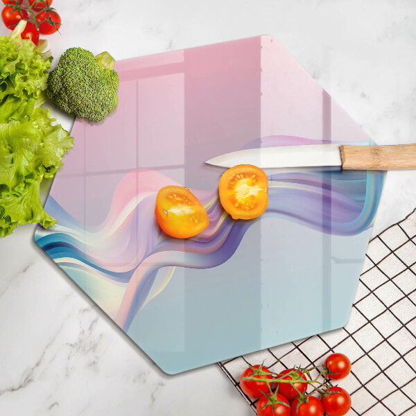 Deska kuchenna Pastelowa abstrakcja