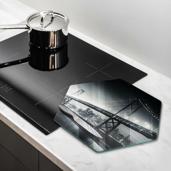 Deska szklana do kuchni Most Benjamina Franklina