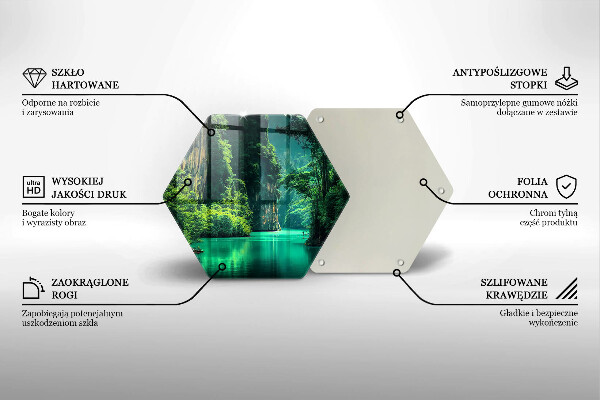 Deska kuchenna Pejzaż laguna