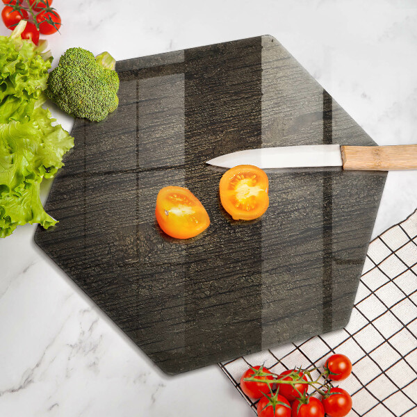 Deska szklana do kuchni Tekstura drewna kora