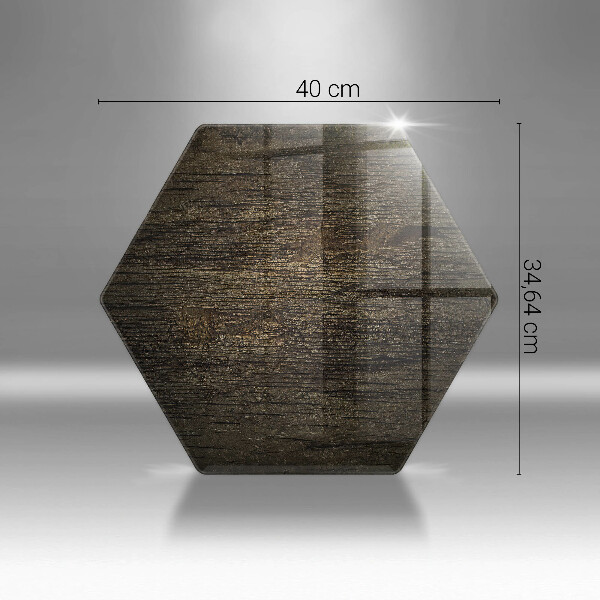 Deska szklana do kuchni Tekstura drewna kora