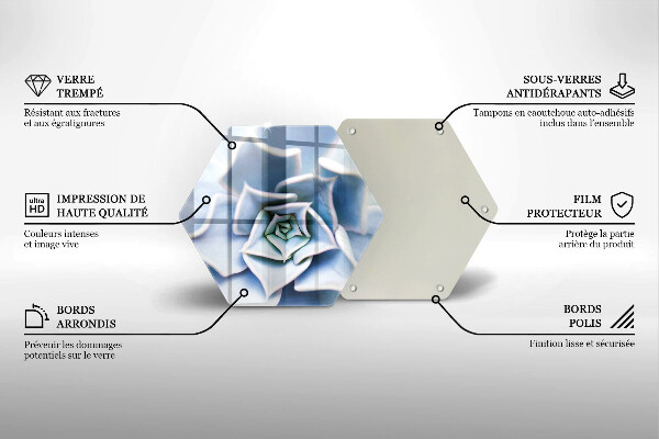 Deska szklana do kuchni Roślina kwiat