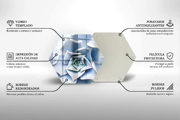 Deska szklana do kuchni Roślina kwiat