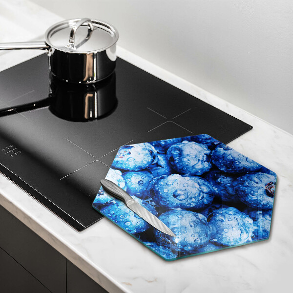 Deska szklana do kuchni Soczyste borówki