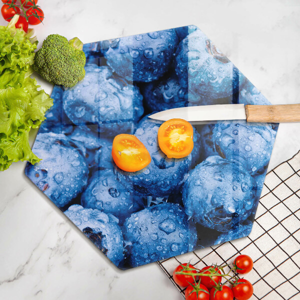 Deska szklana do kuchni Soczyste borówki