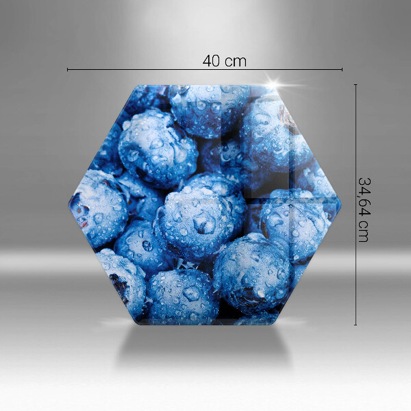 Deska szklana do kuchni Soczyste borówki