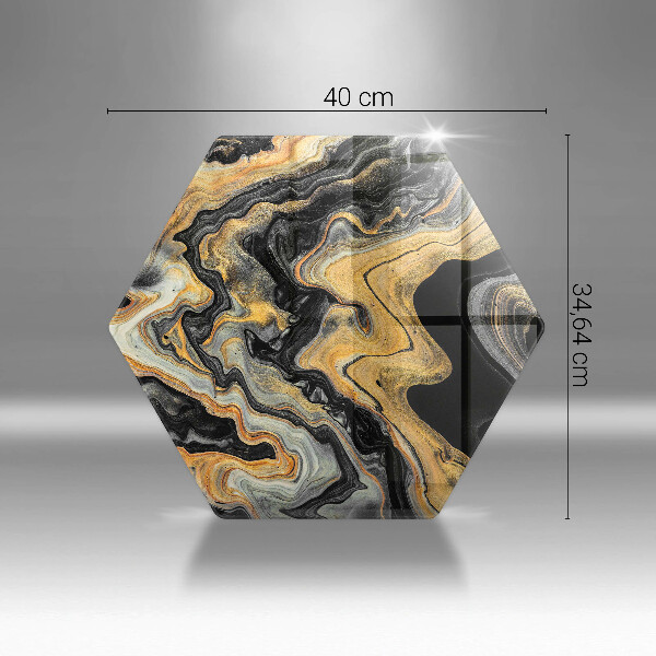 Deska szklana do kuchni Abstrakcyjna struktura