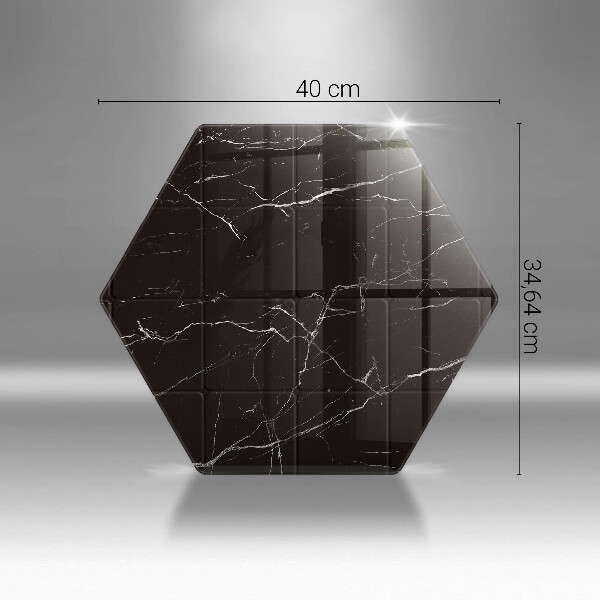 Deska szklana do kuchni Marmurowe kafelki