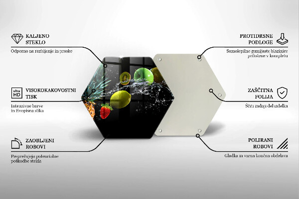 Deska kuchenna Owoce w wodzie
