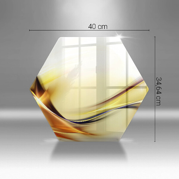 Deska szklana do kuchni Abstrakcja linie światła