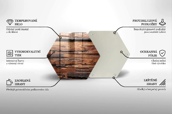 Deska szklana do kuchni Ozdobne deski drewno