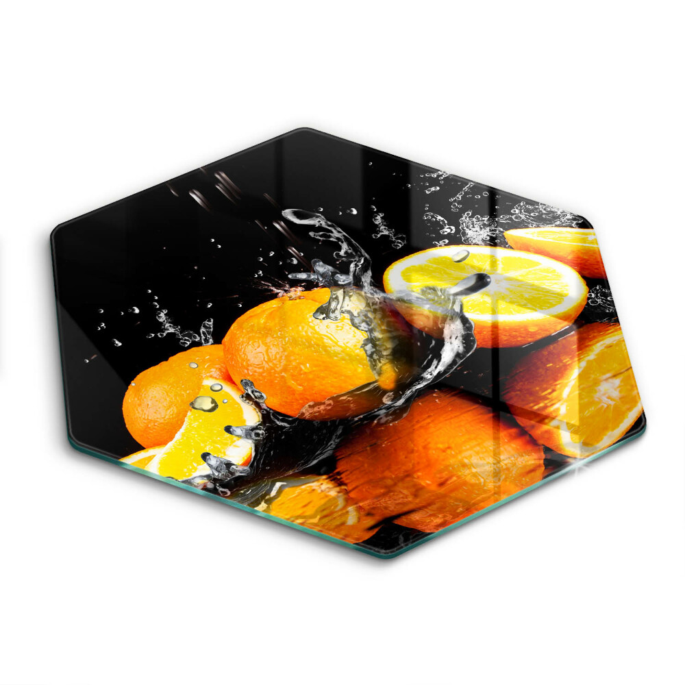 Deska szklana do kuchni Soczyste owoce pomarańcze