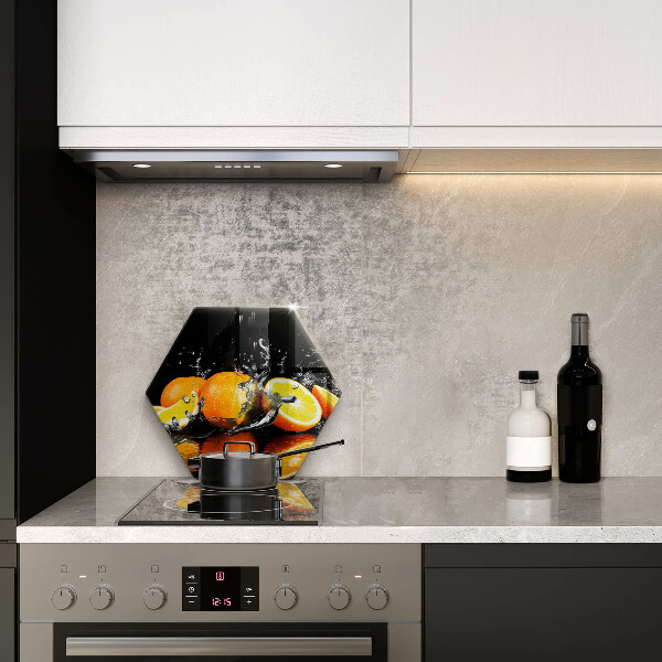 Deska szklana do kuchni Soczyste owoce pomarańcze