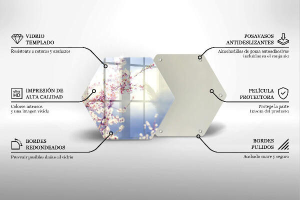 Deska szklana do kuchni Kwitnące drzewo