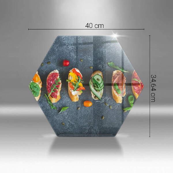 Deska kuchenna Kolorowe kanapki