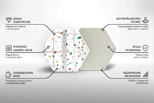 Deska kuchenna Kolorowy gres