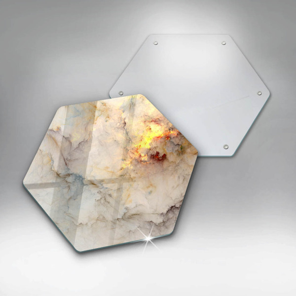 Deska kuchenna Tekstura marmur ze złotem