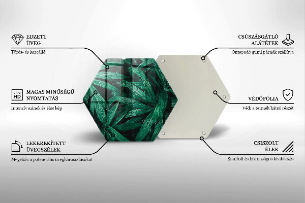 Deska kuchenna Rośliny liście