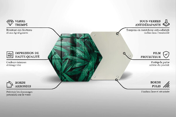 Deska kuchenna Rośliny liście