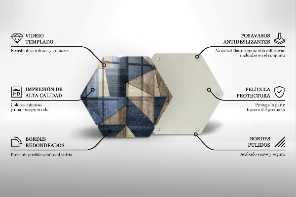 Deska kuchenna Abstrakcja geometryczna