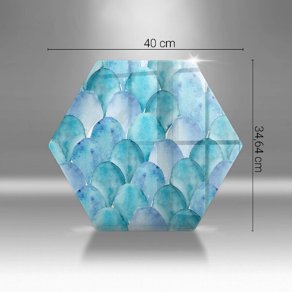 Deska kuchenna Akwarelowe łuski