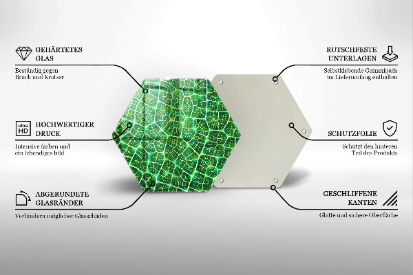 Deska kuchenna Struktura liścia