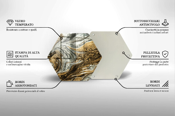 Deska kuchenna Bogata abstrakcja