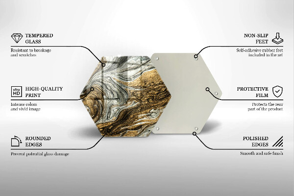 Deska kuchenna Bogata abstrakcja
