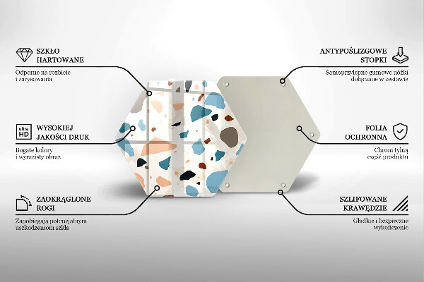 Deska kuchenna Kamień ozdobny gres