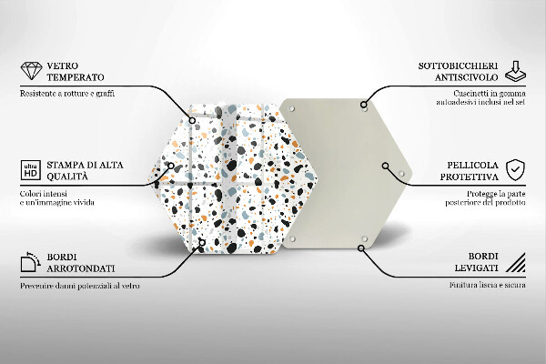 Deska kuchenna Dekoracyjny kamień gres