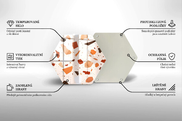 Deska kuchenna Dekoracyjny gres kamień