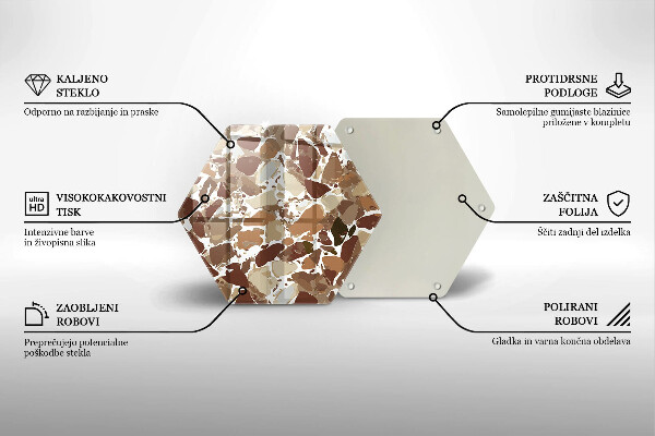 Deska kuchenna Kamień ozdobne plamy