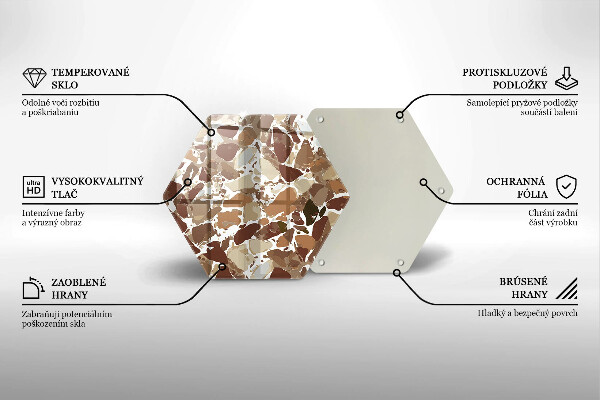 Deska kuchenna Kamień ozdobne plamy